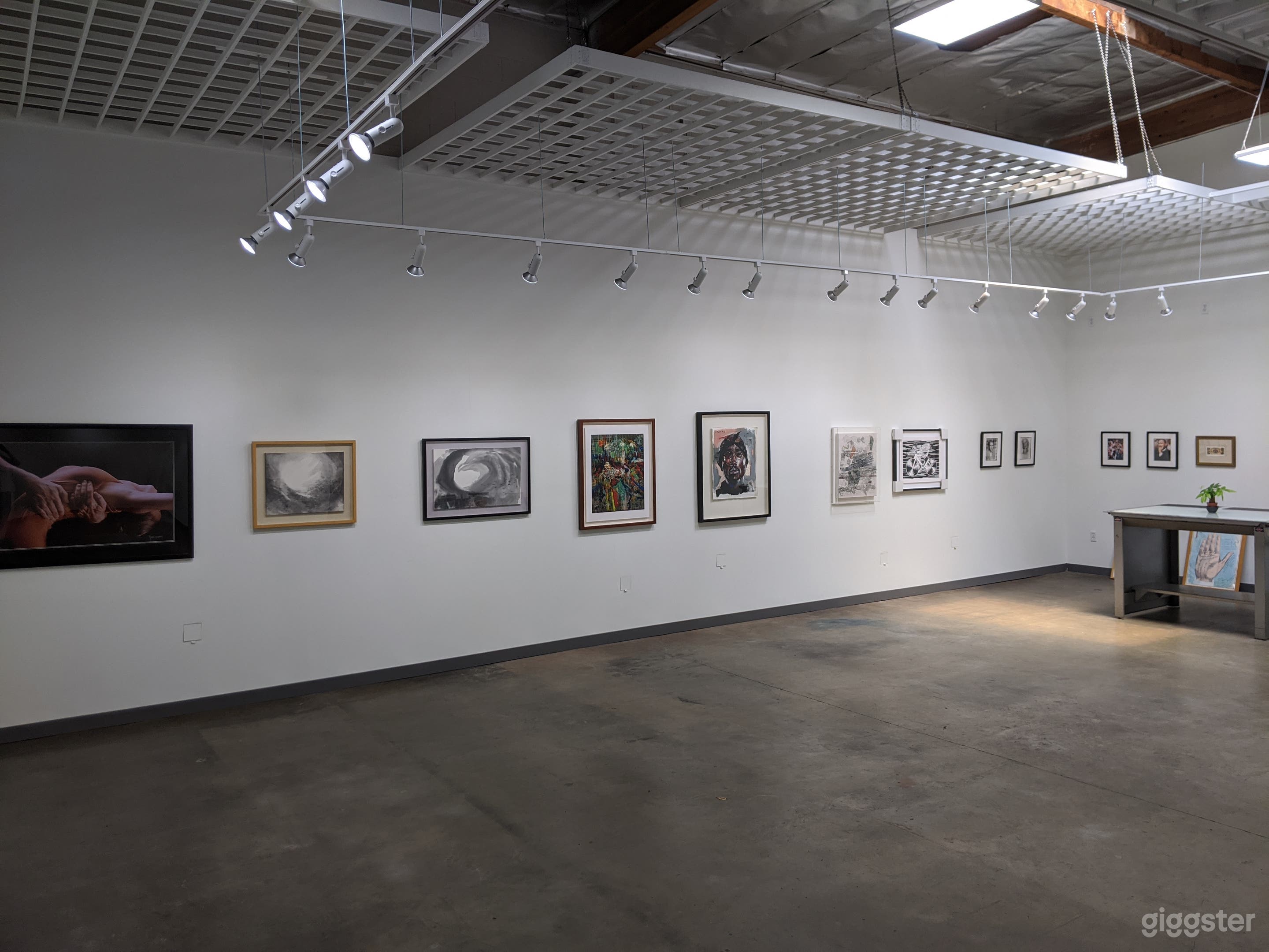 Curated Art Pieces rotated regularly.  