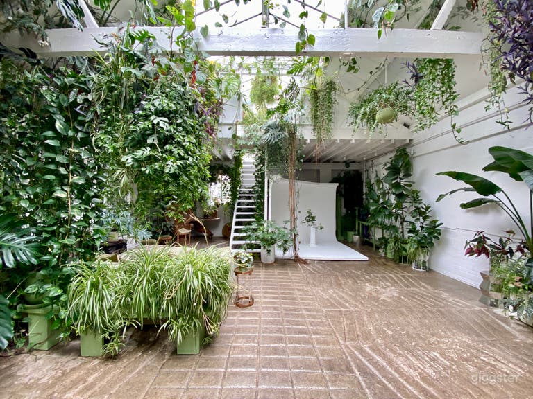  Plant filled Victorian stable Venue 