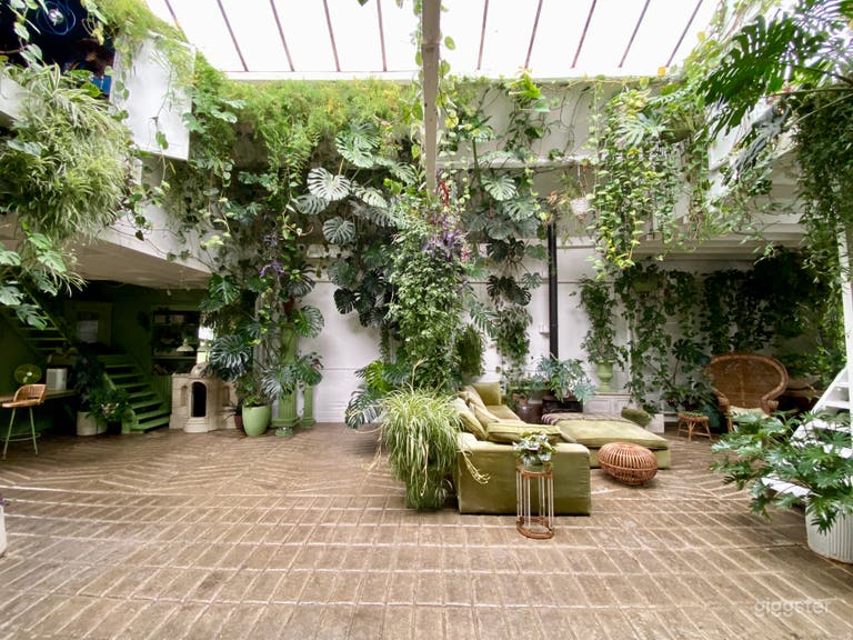  Plant filled Victorian stable Venue 