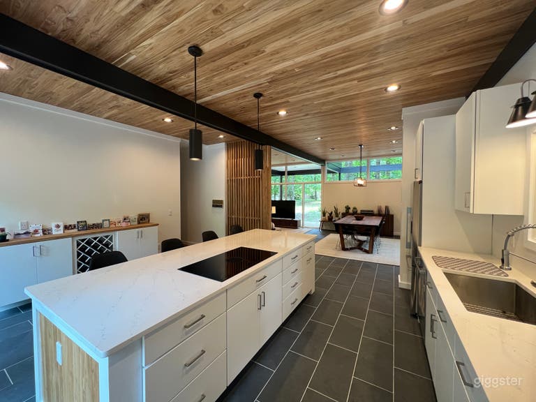  Mid-century modern home w/beautiful wood features  