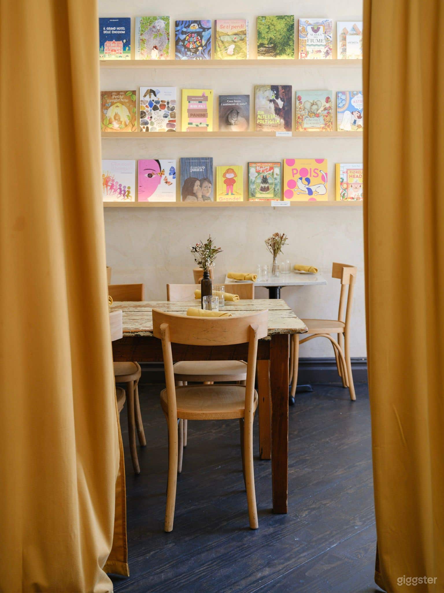 Whimsical Italian Bistro and Bookstore in West Village Photo 2