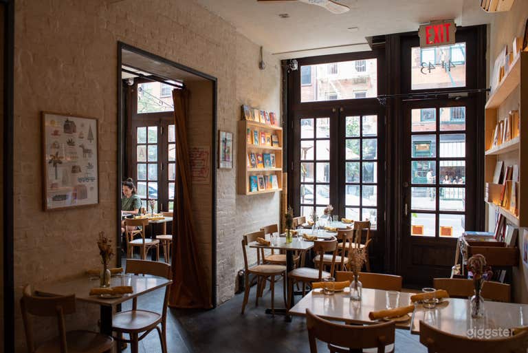  Whimsical Italian Bistro and Bookstore in West Village 