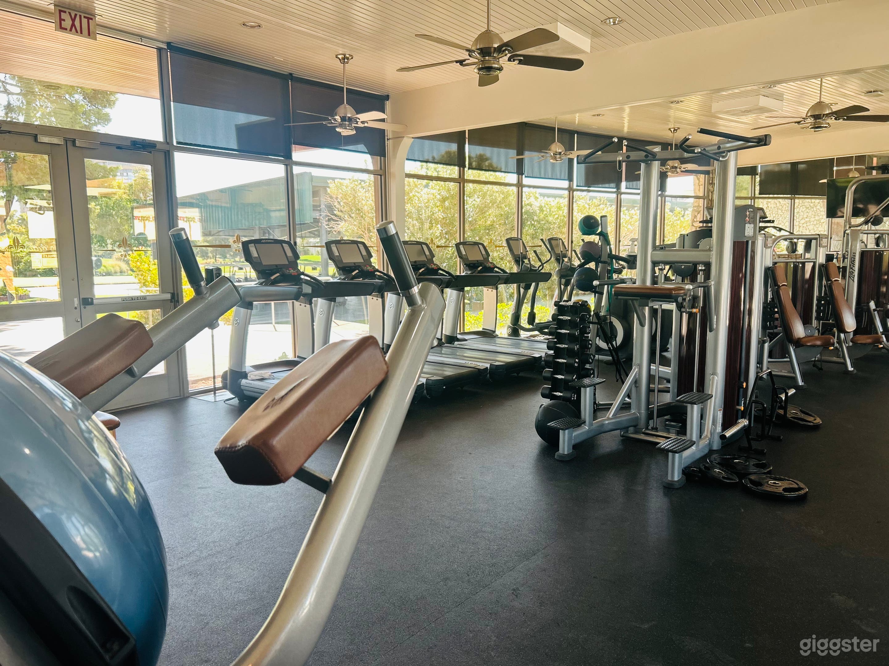 Private Fitness Center Overlooking Beautiful Golf Course Photo 1