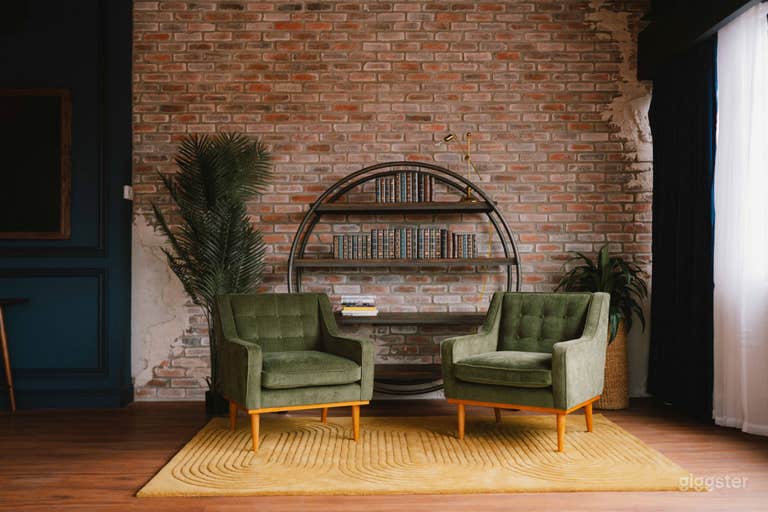  Estudio de contenido con luz natural en loft en South Lamar 