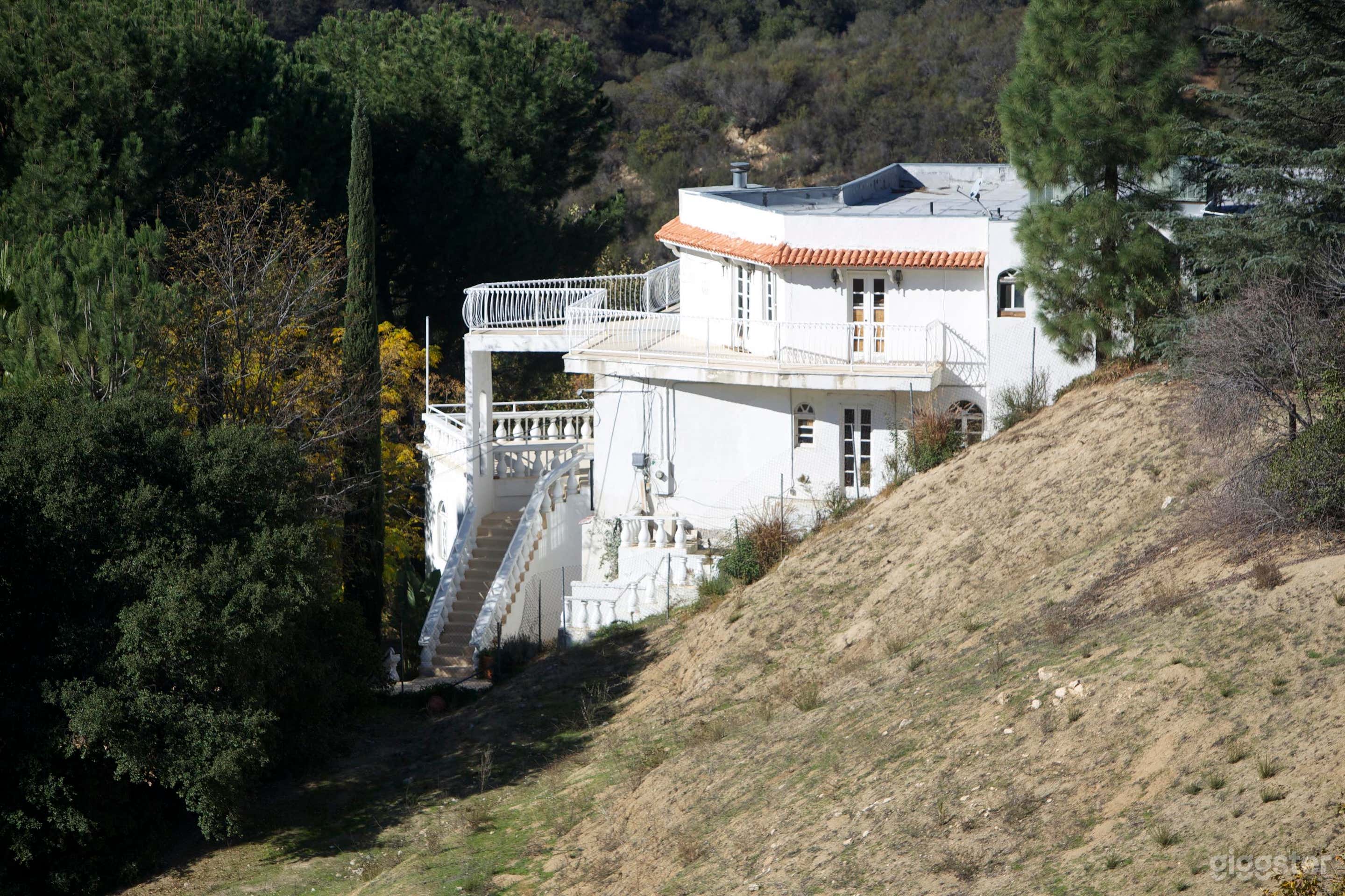 Exterior Aerial View of the Entire House 
