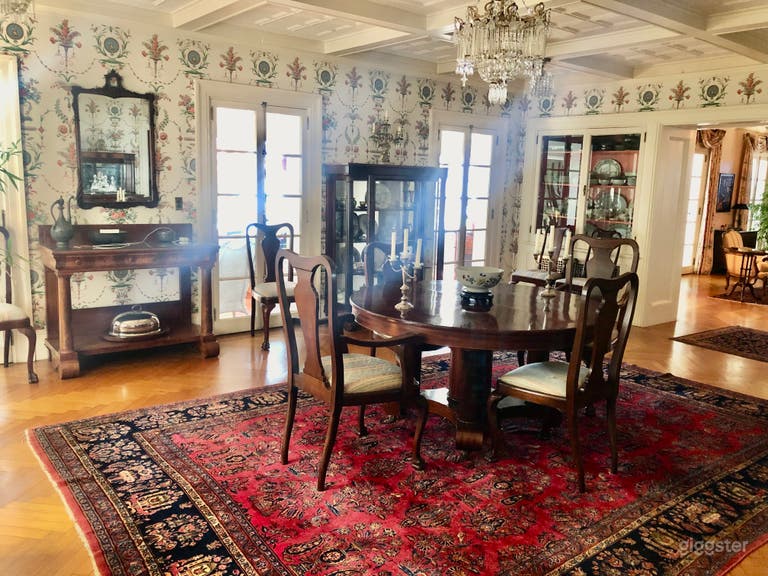  Dining room facing porch and living room 