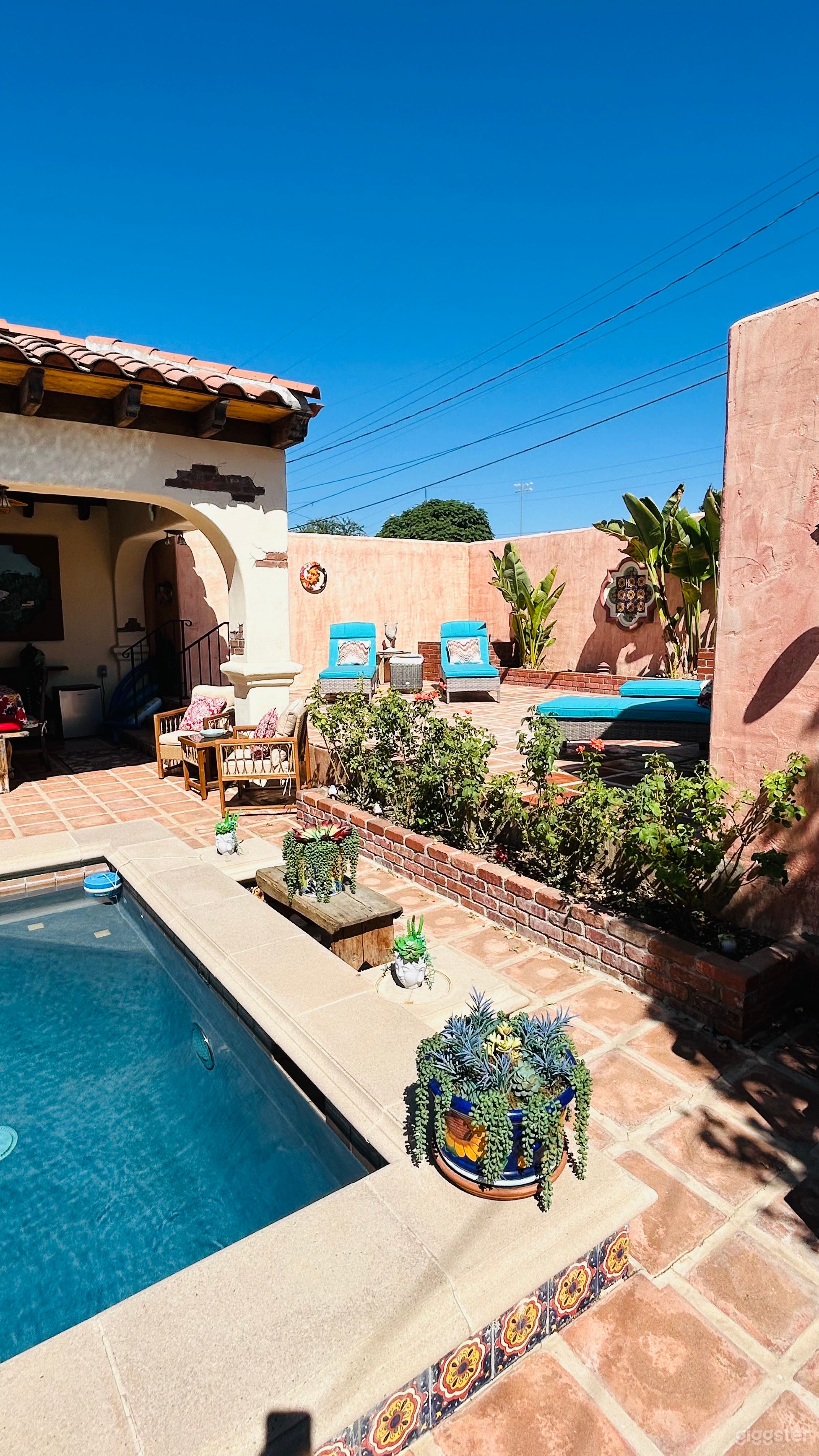 Lush Spanish-Style Backyard Photo 4