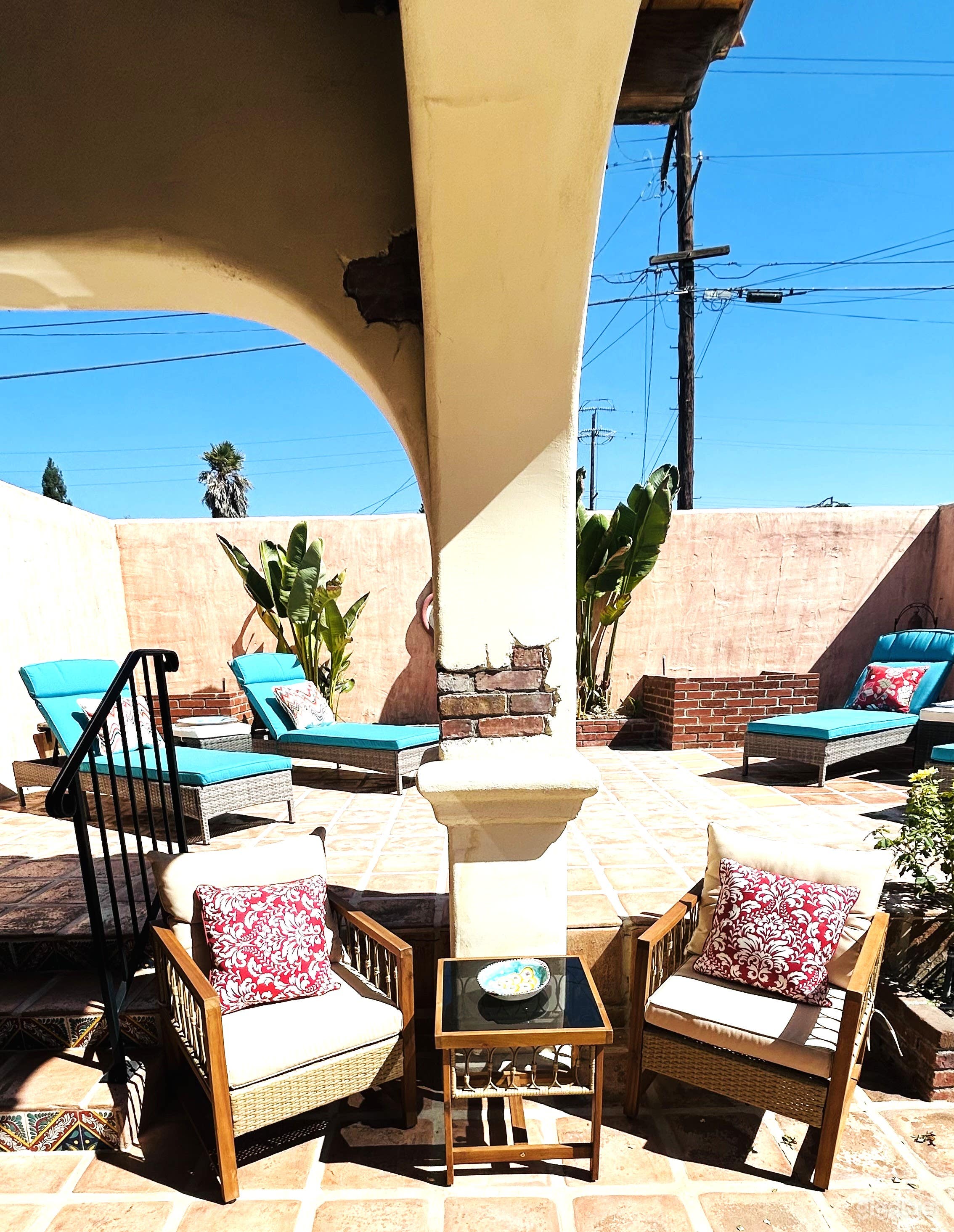 Lush Spanish-Style Backyard Photo 3