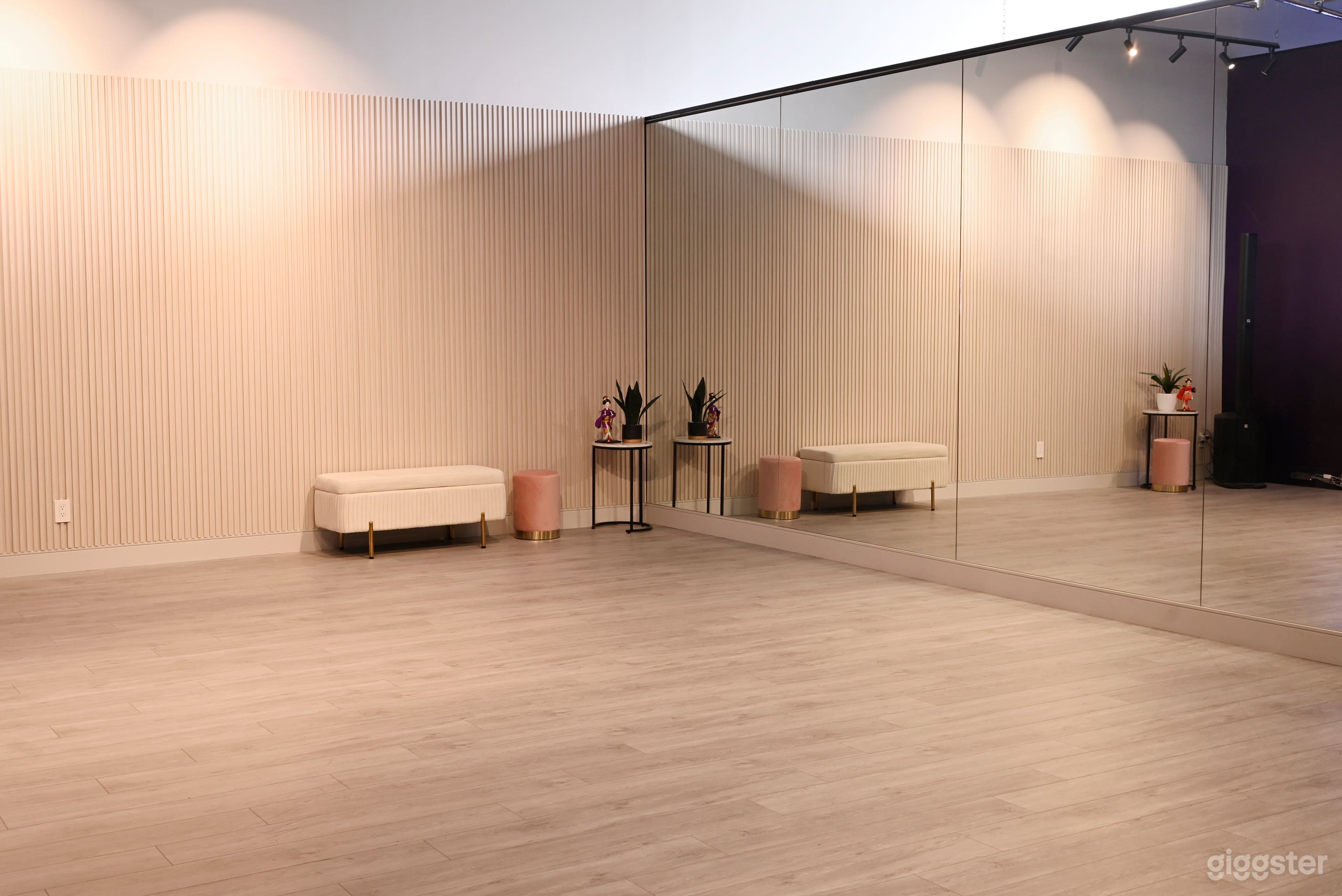 Moody-Chic Dance + Creative Studio with Luxe Decor Photo 1