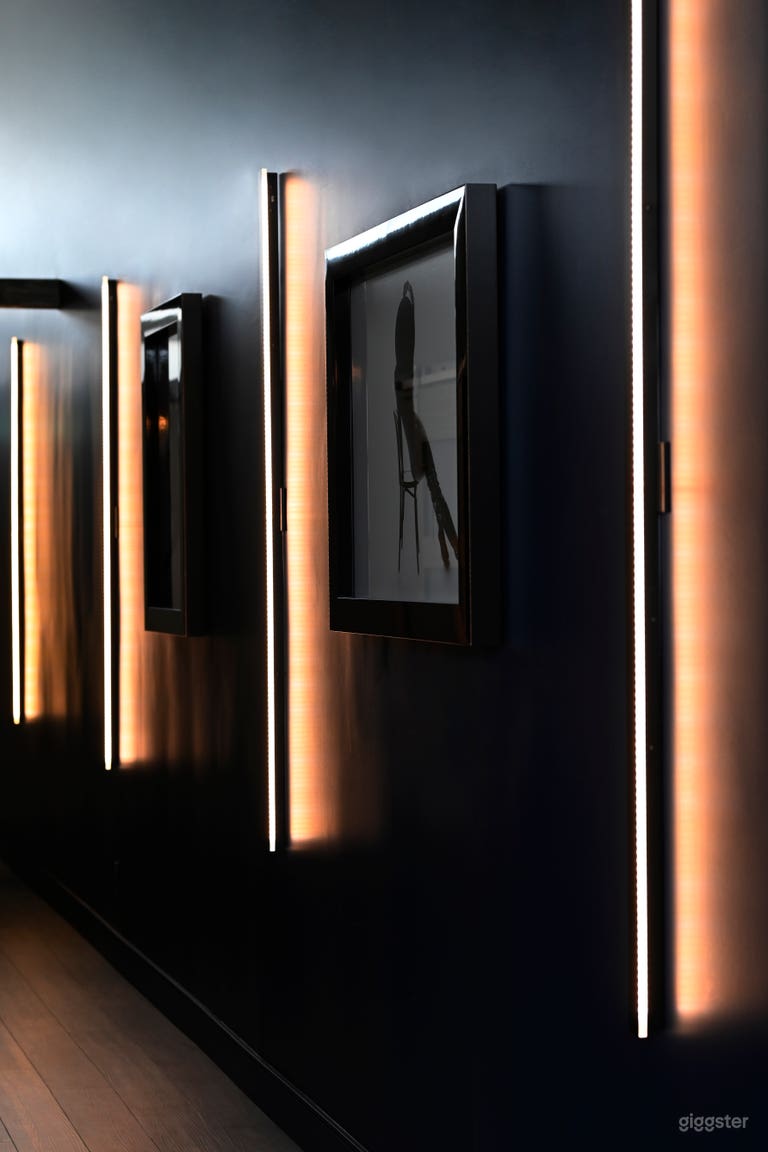  Moody-Chic Dance + Creative Studio with Luxe Decor 