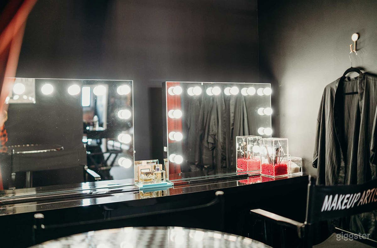 Makeup and hair room