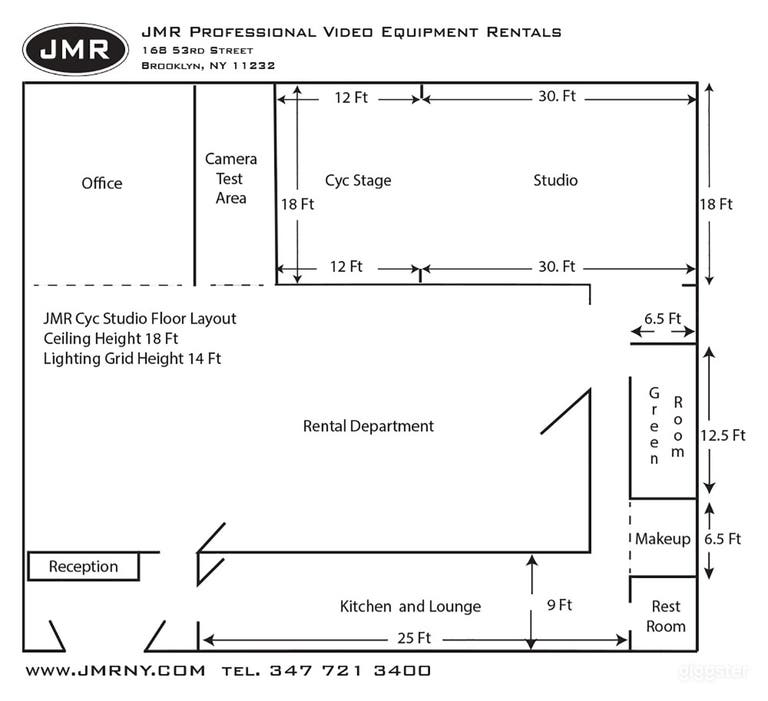  Green screen Cyc photo studio 