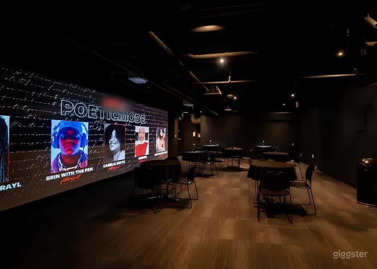  Event Space w/ Immersive/Curved 30 Ft & 60 Ft Video Walls 