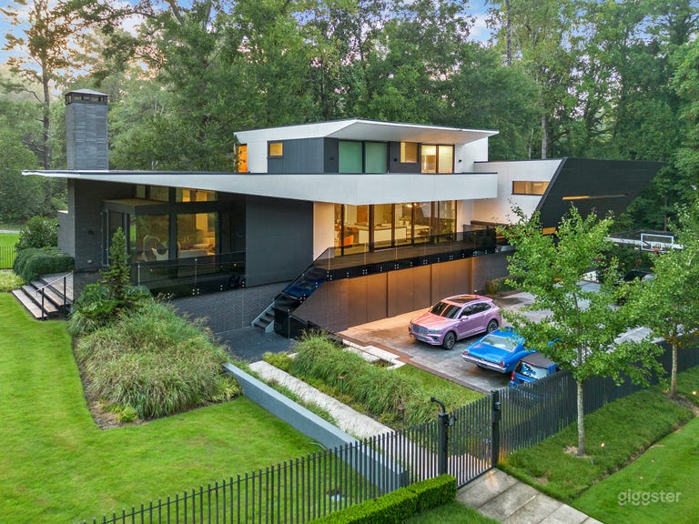  Casa moderna contemporánea con piscina 