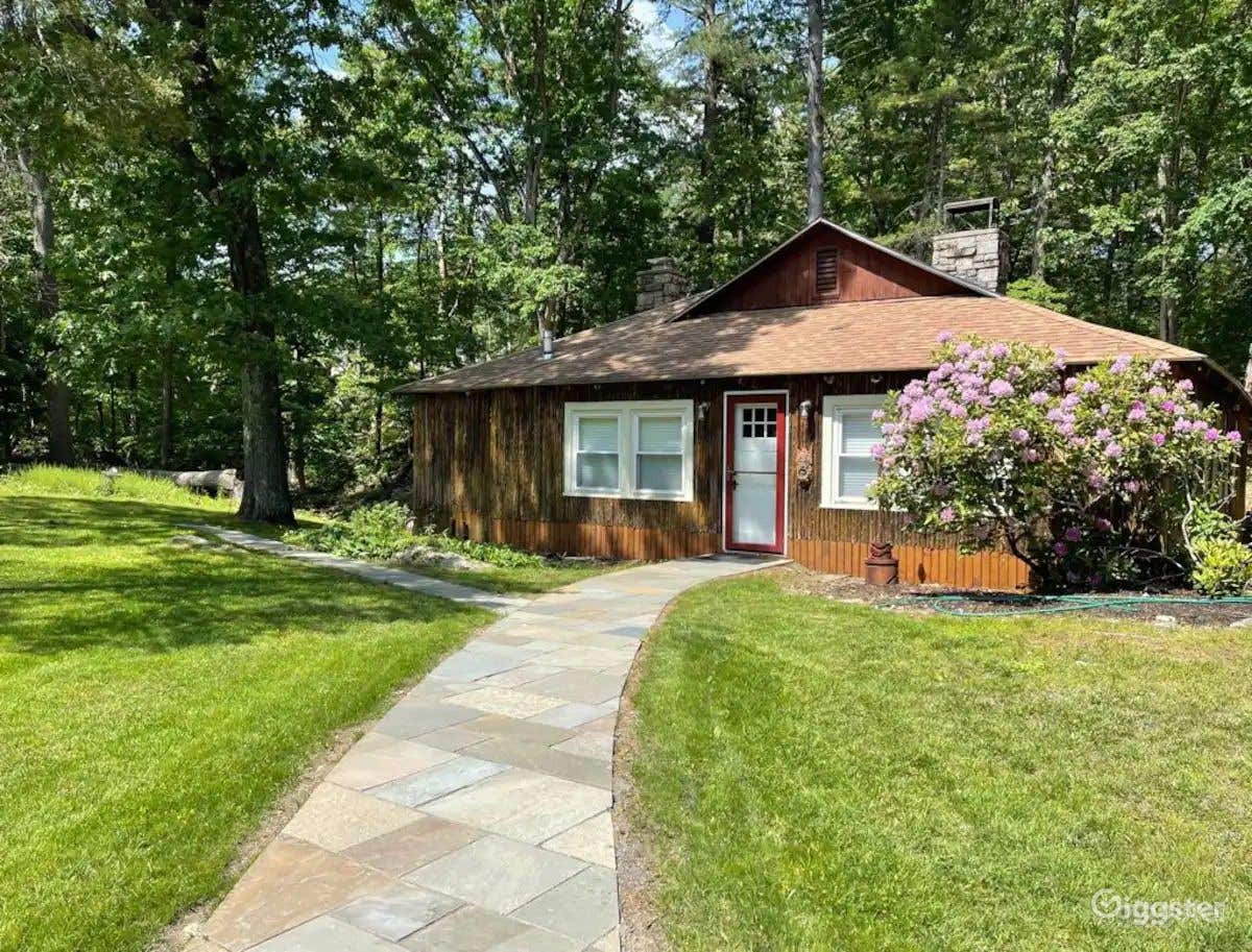 Rustic Swimming Pool in Northborough Photo 3