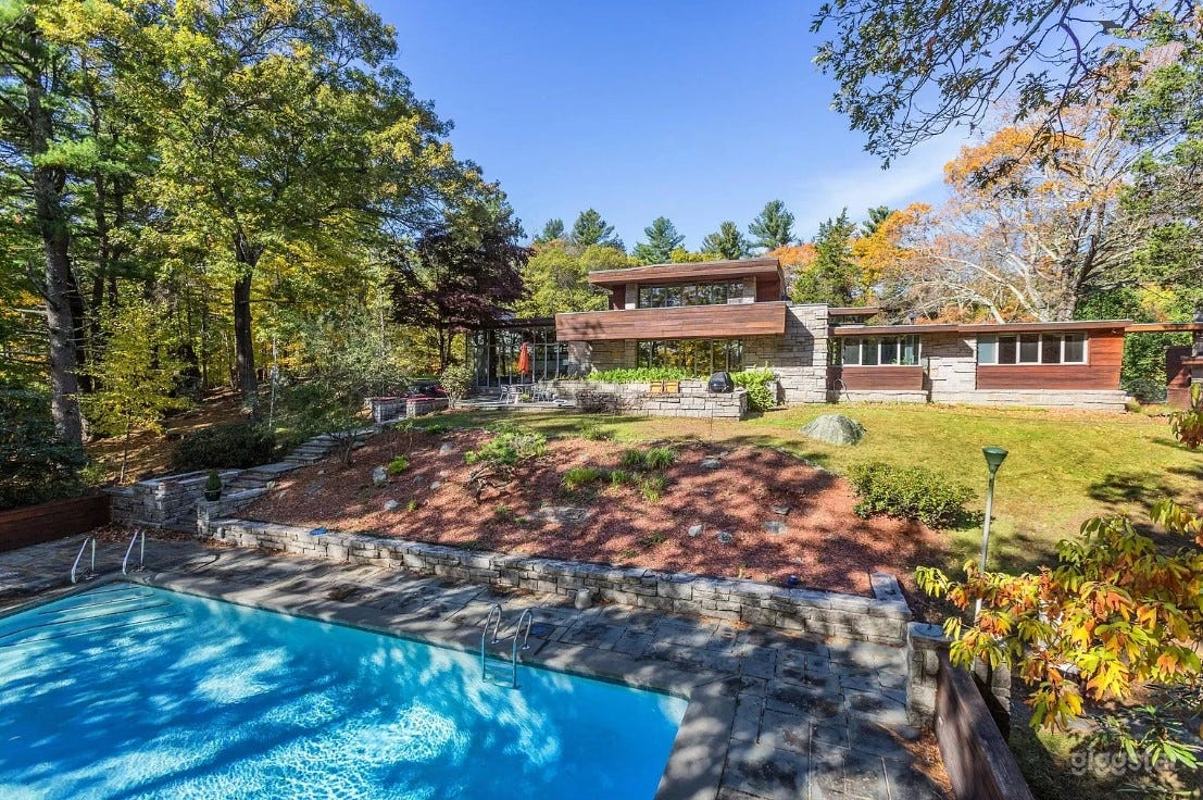 Rustic Swimming Pool in Northborough Photo 2
