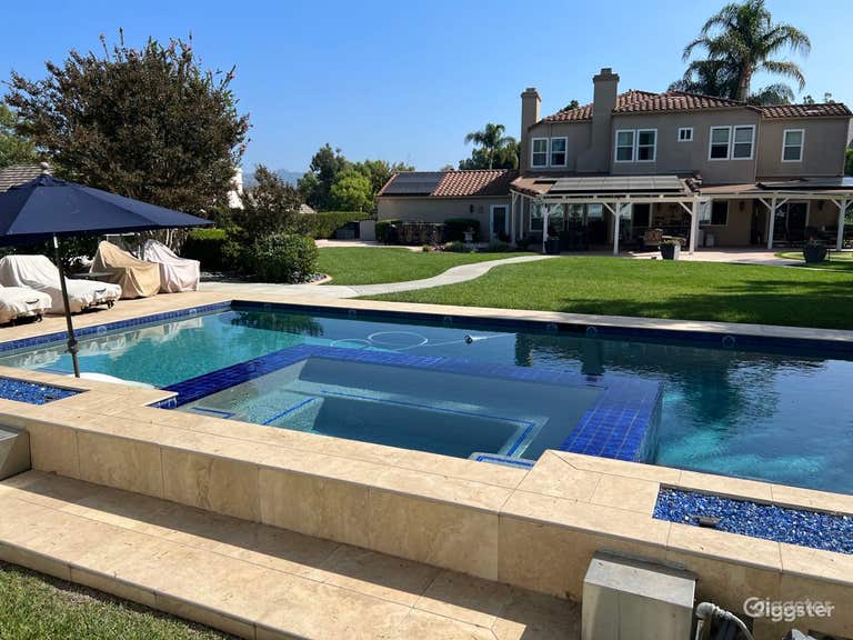  Astonishing Pool with Gazebo and Lush Yard 