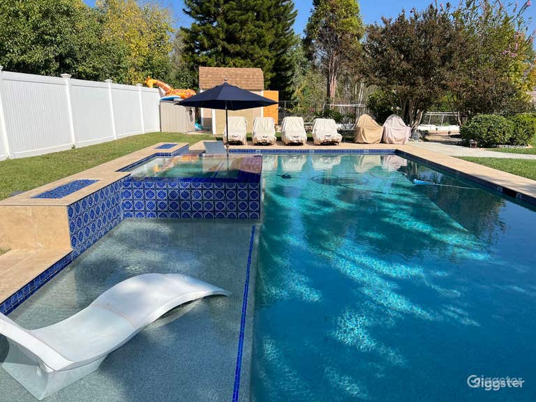  Astonishing Pool with Gazebo and Lush Yard 