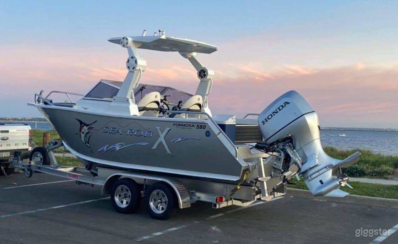 Formosa Bowrider on a trailer