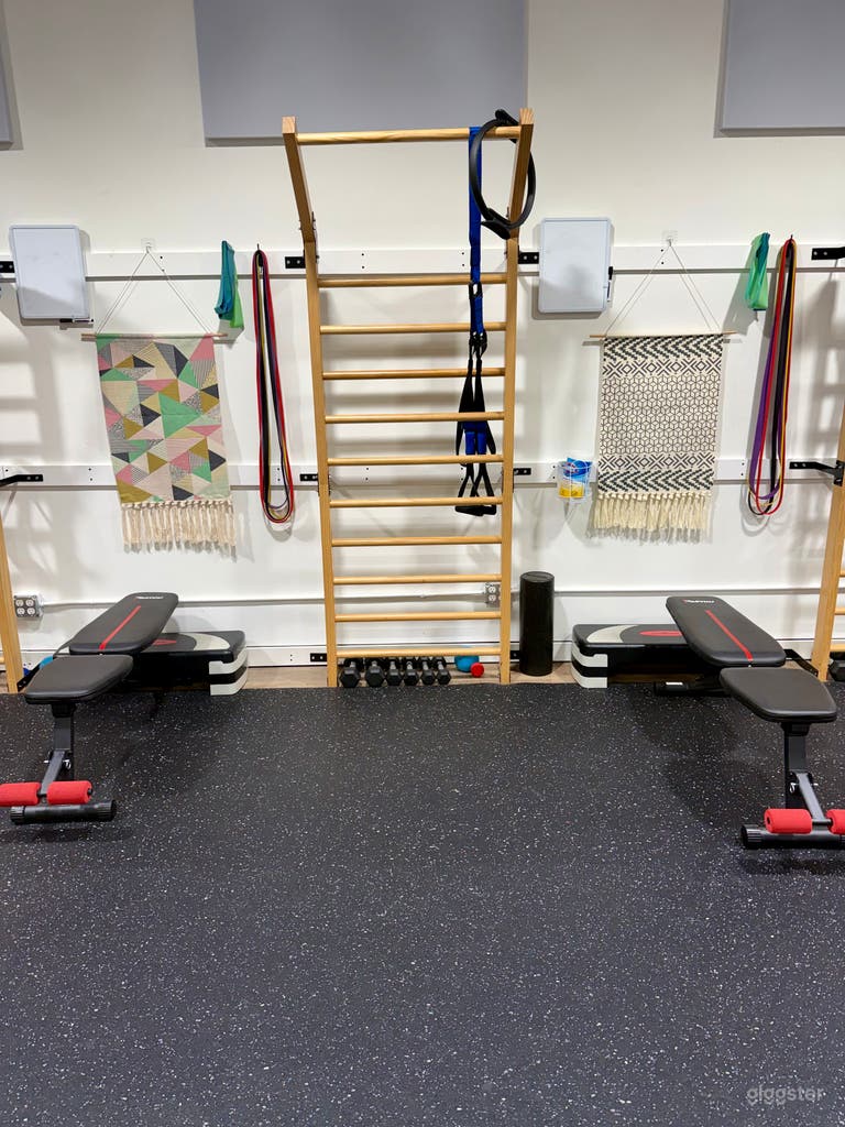  Bright, Modern Boutique Fitness Studio w/Open Training Floor 