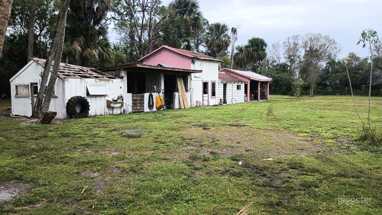  Rustic Abandoned Cabin and Stables 