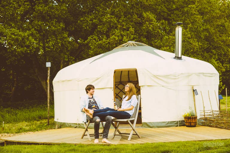  Relaxing Yurt surrounded by nature in Norwich 