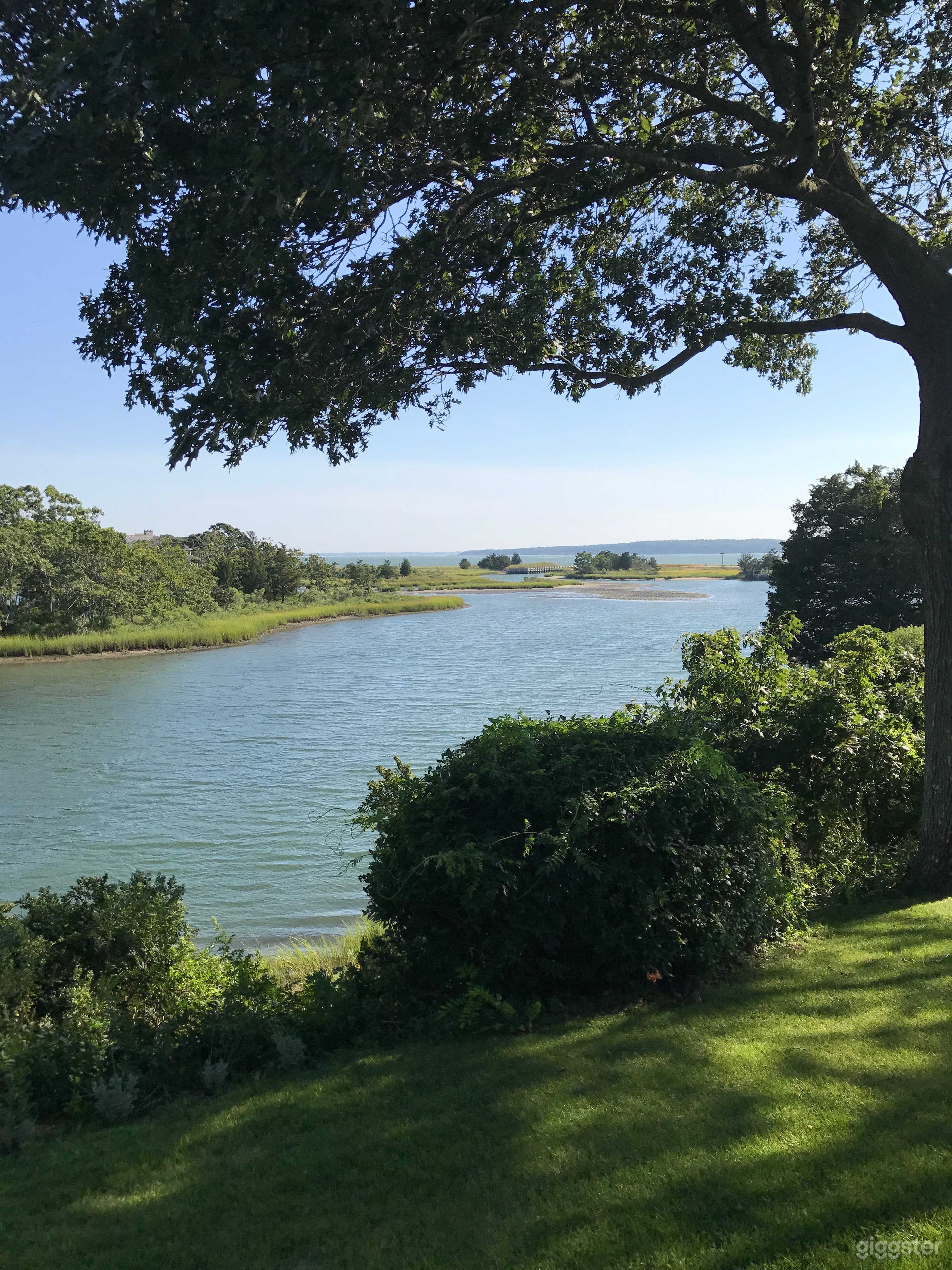 View from house facing water view. (Peconic)