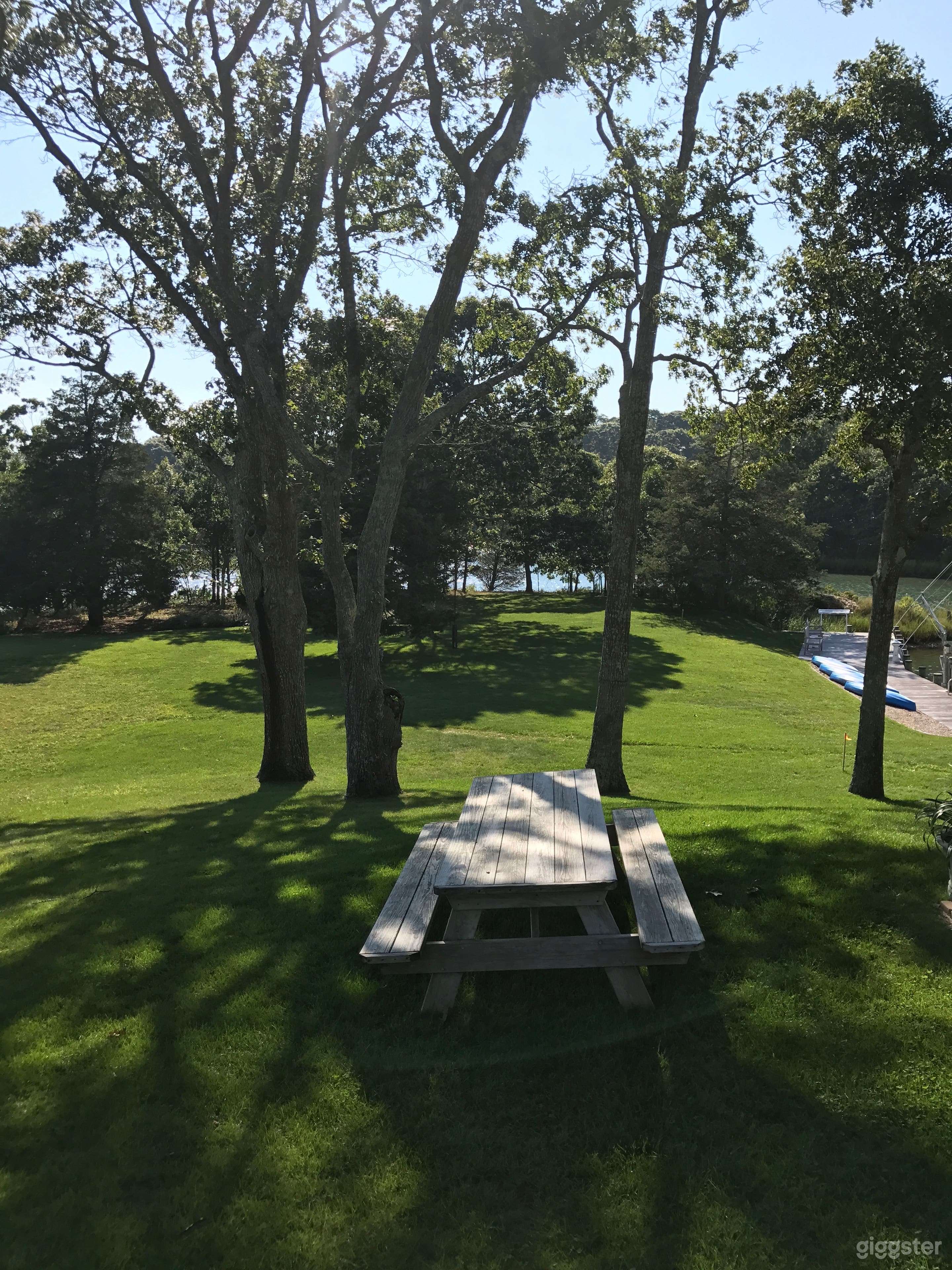 View from house to water.