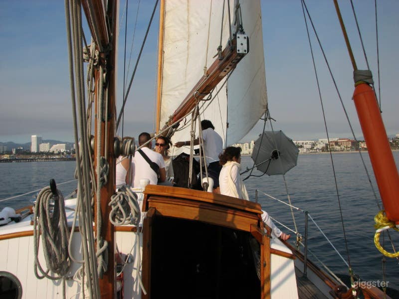 Classic Vintage Wood Boat Sailing Yacht Photo 3