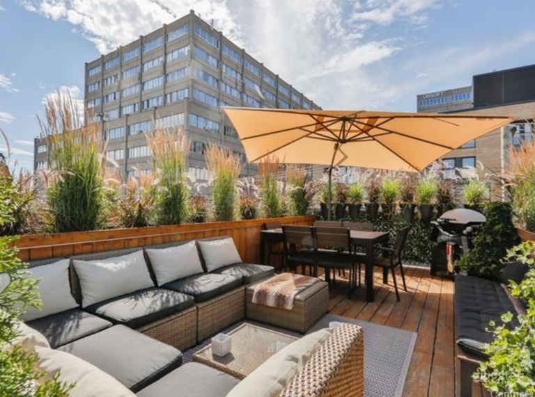  Loft industrial con techo alto de 3 niveles 