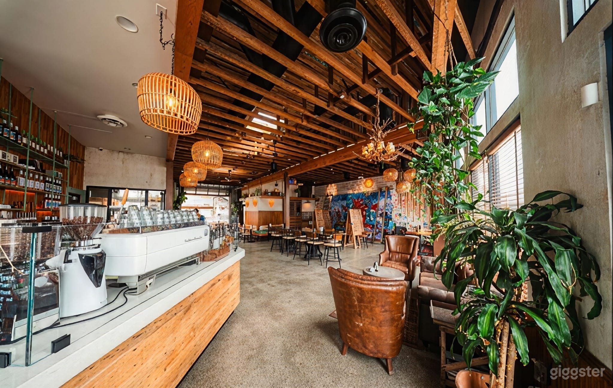 Bohemian Café & Patio with Industrial Character Photo 1
