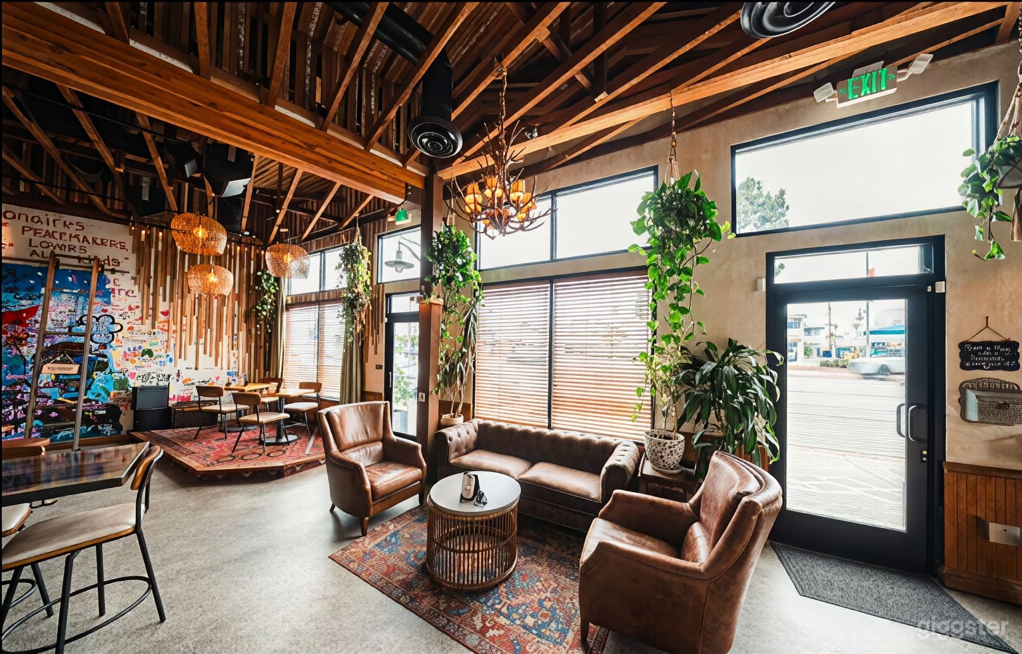 Bohemian Café & Patio with Industrial Character Photo 4