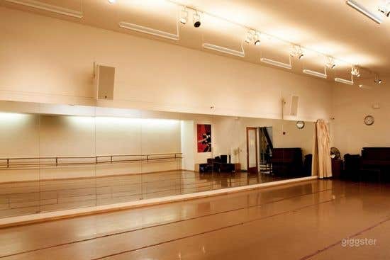 1,500 SQ. FT. Studio with Brown Marley Floor (Feintech) Photo 2