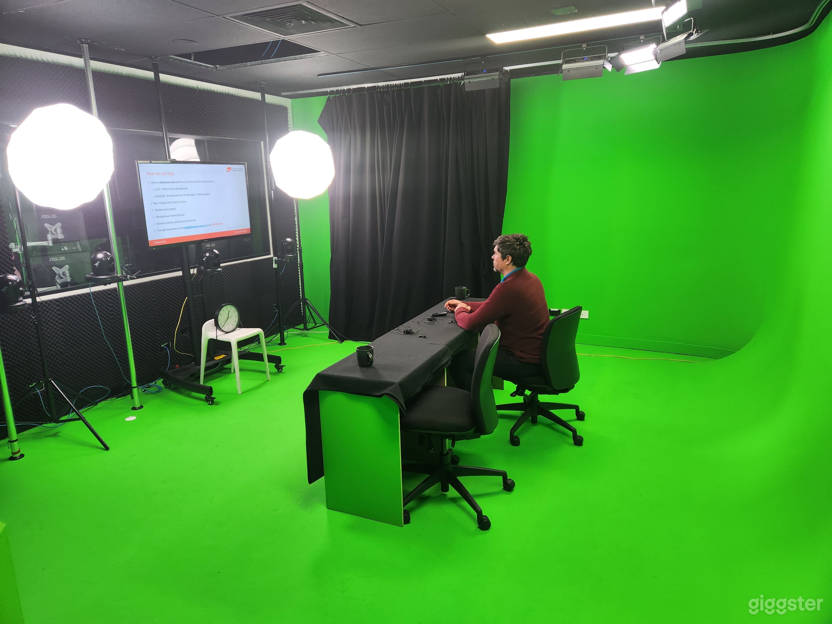 Modern Podcast Studio Sydney Photo 1