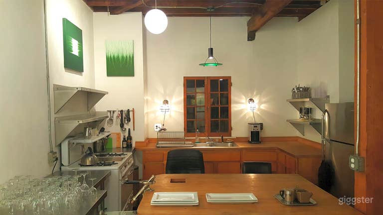  Kunstgalerie & NYC-Stil Loft mit Küche 