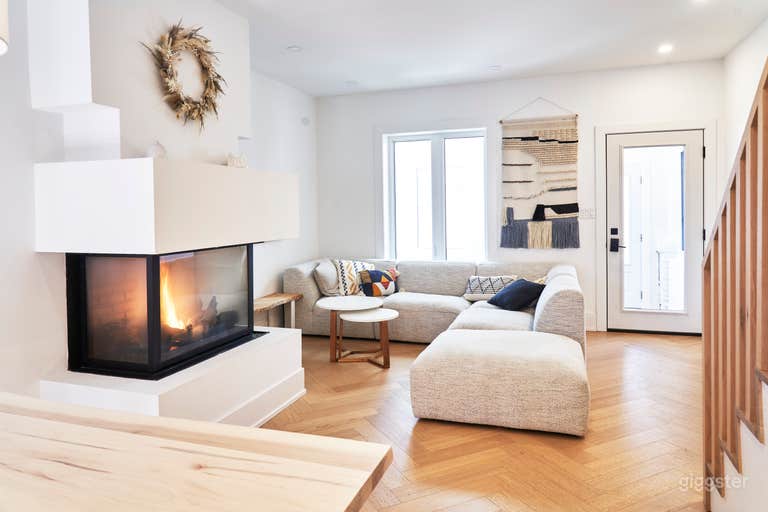  Casa de concepto abierto inspirada en el estilo escandinavo 