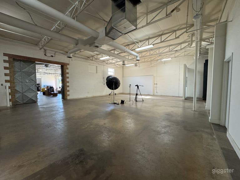  Photo and Video studio with a sleek warehouse vibe 