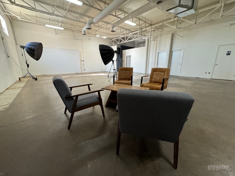  Photo and Video studio with a sleek warehouse vibe 