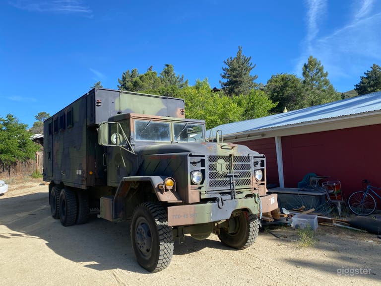  Military Truck on Rugged High Desert Ranch 