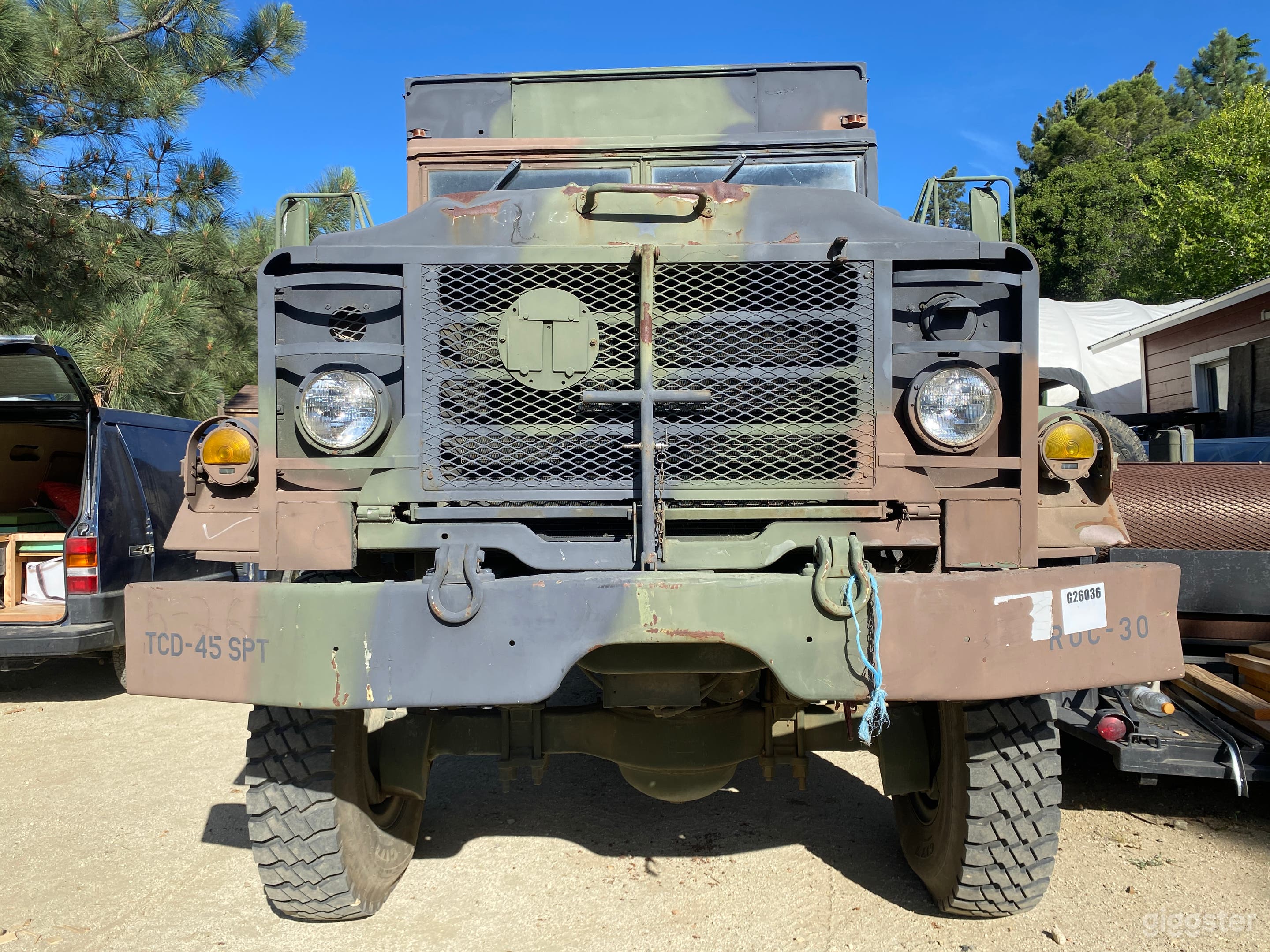 Military Truck on Rugged High Desert Ranch Photo 3