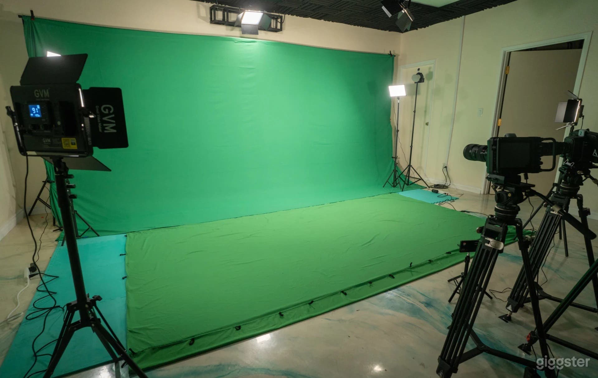 18 x 18 green screen studio rental