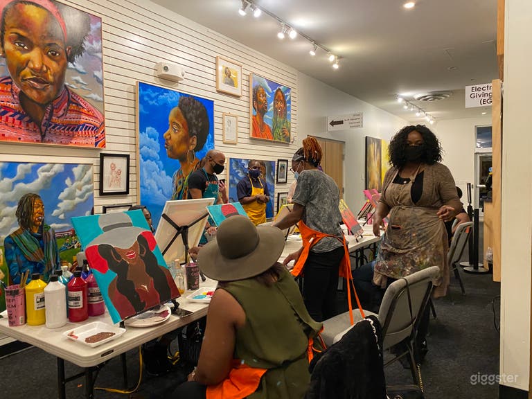  Paint party right, wall view 