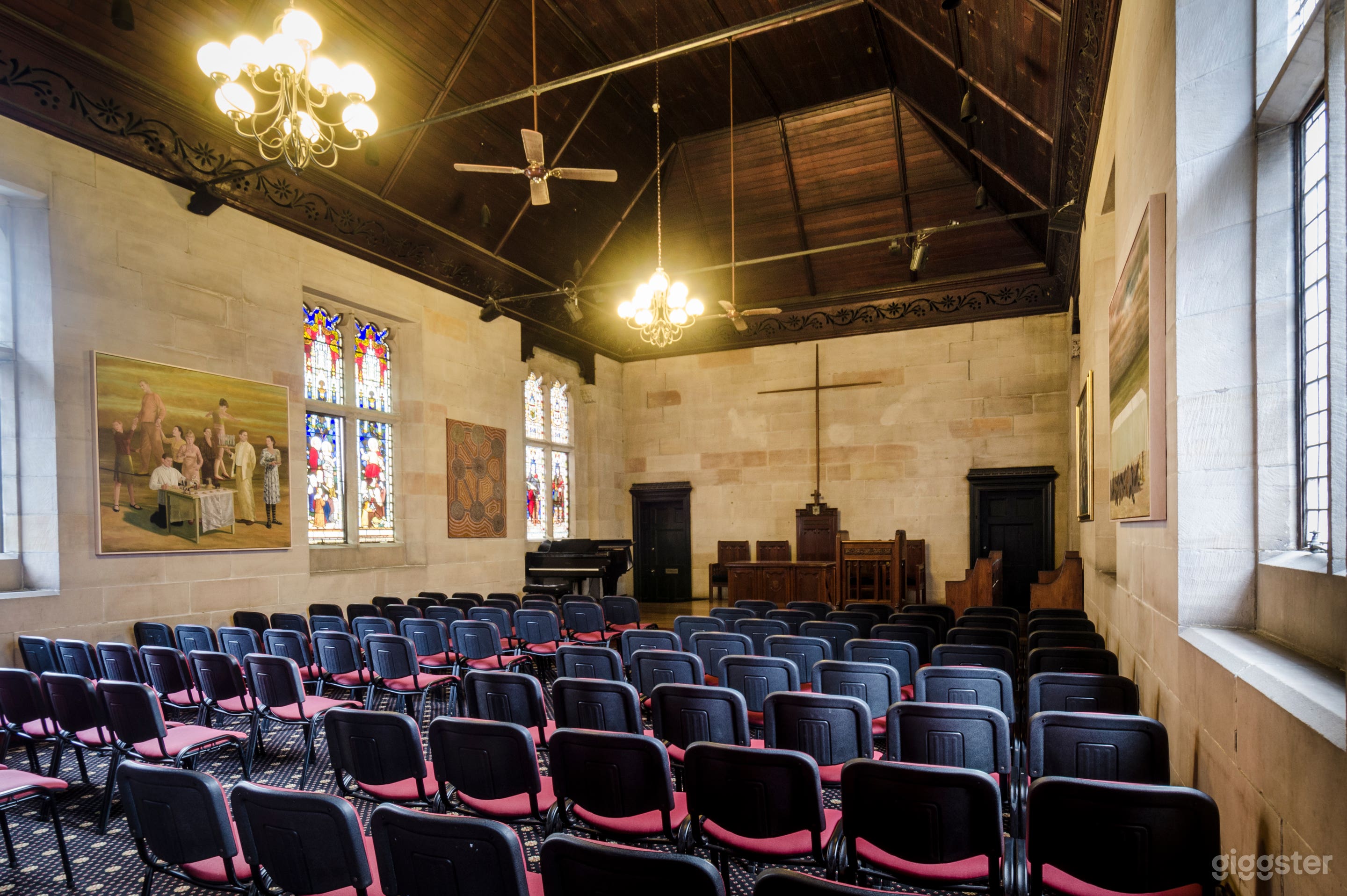 Chapel with a Pipe Organ and a Grand Piano Photo 4