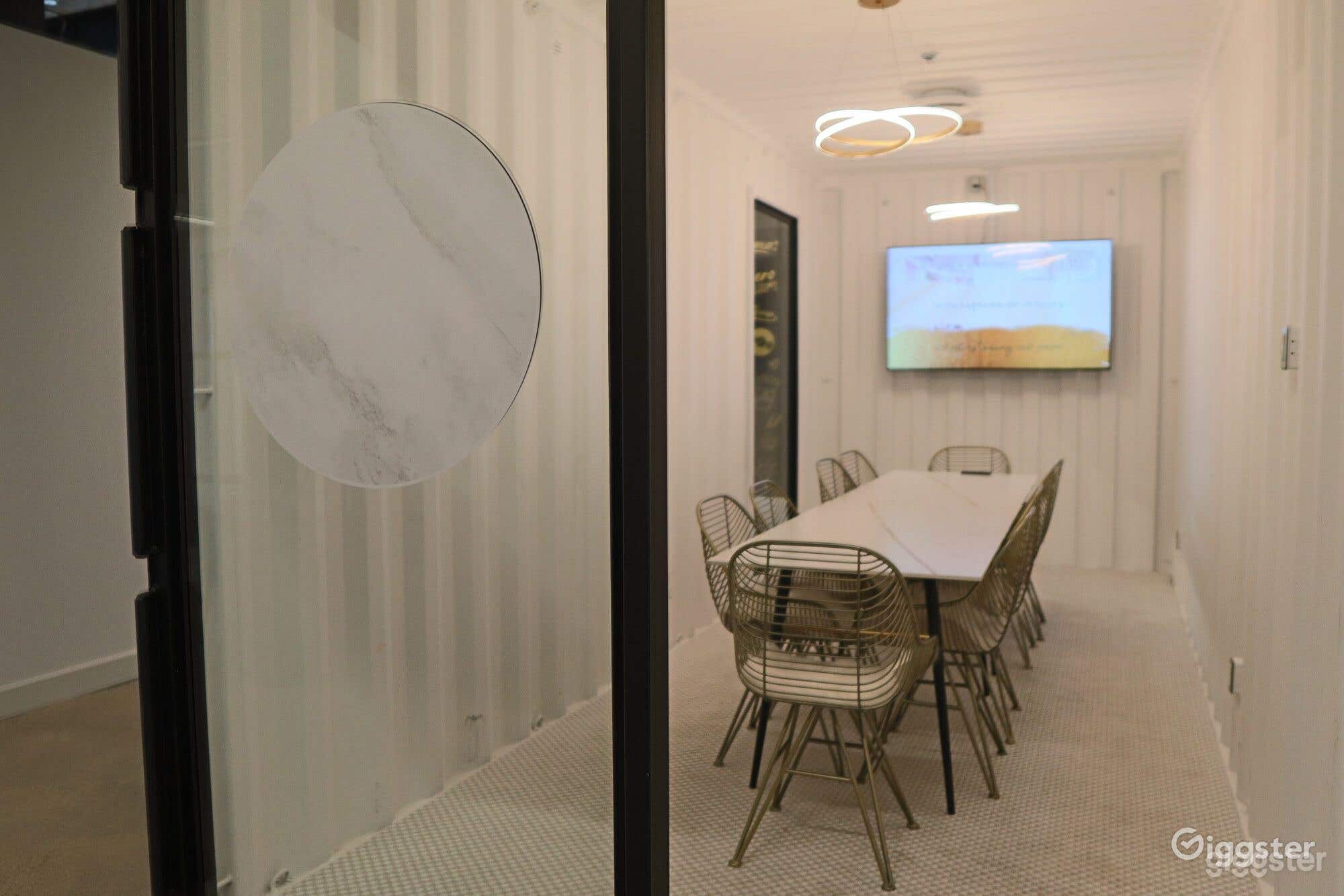 Ultra-Modern Shipping Container Boardroom  Photo 1