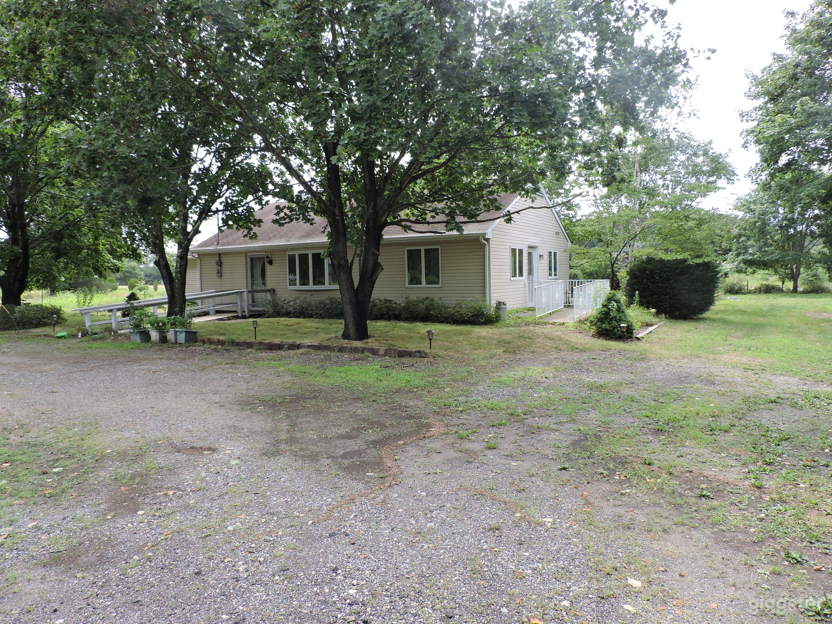 Front of home from right side