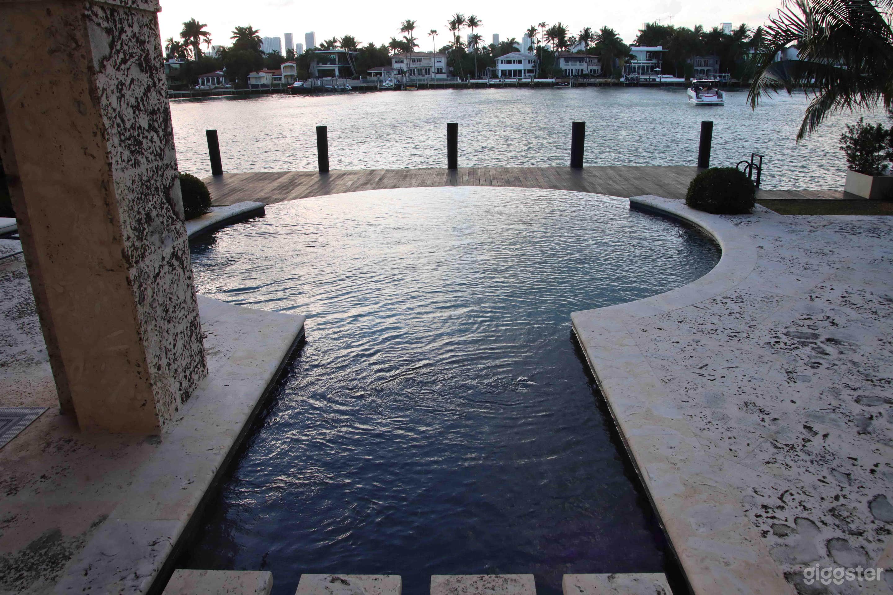 Luxury Pool in a Waterfront Mediterranean Castle Photo 2