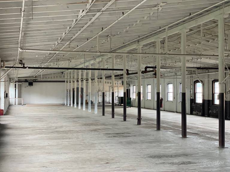  10,000 sq ft loft with peaked ceilings 