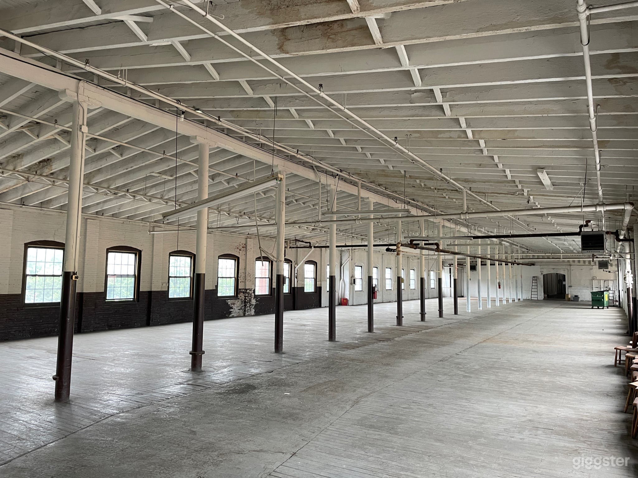 10,000 sq ft loft with peaked ceilings