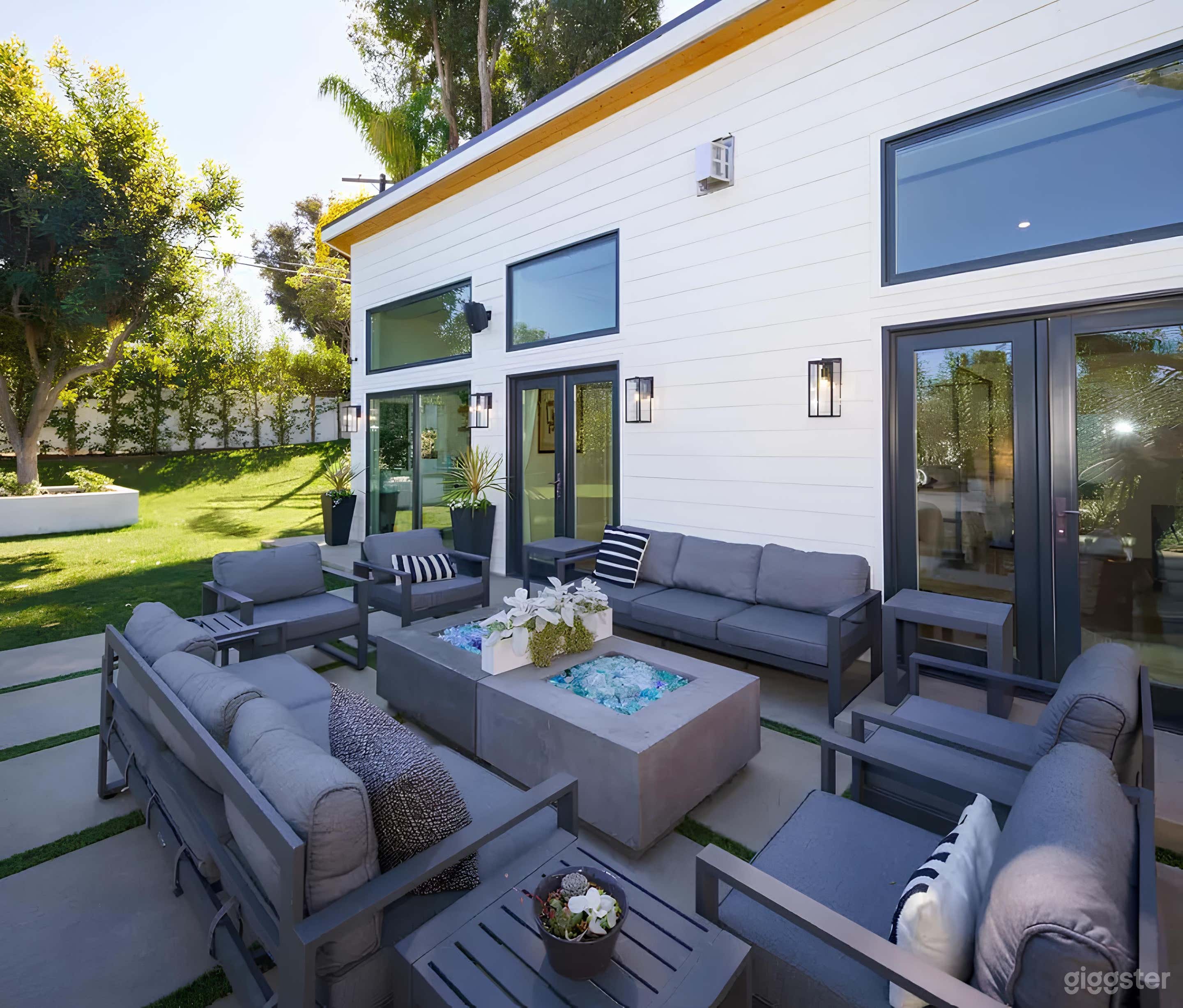 Bright Modern Farmhouse Backyard Photo 3