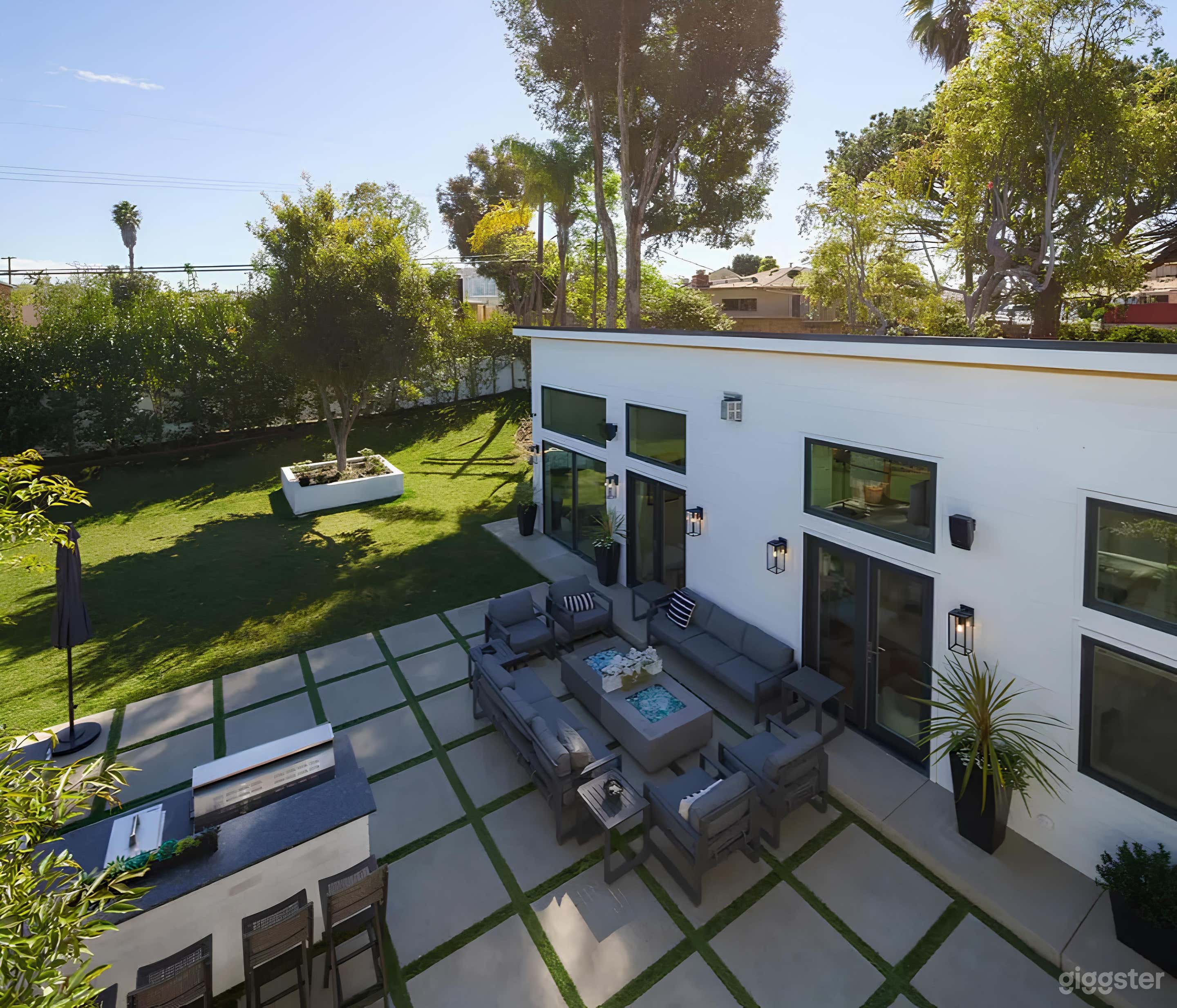 Bright Modern Farmhouse Backyard Photo 1